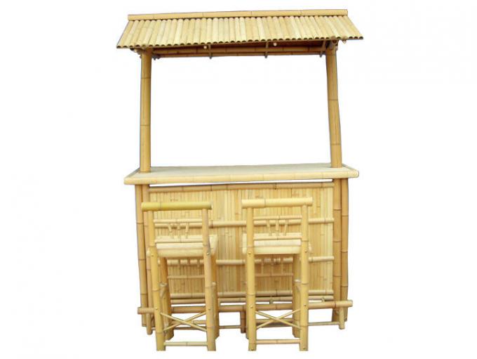 تيكي بار پشت بام بار دريافتي ، ست بامبو ، تيكي بار جزيره اي با بالاپا بالا و فضاي انبار 0