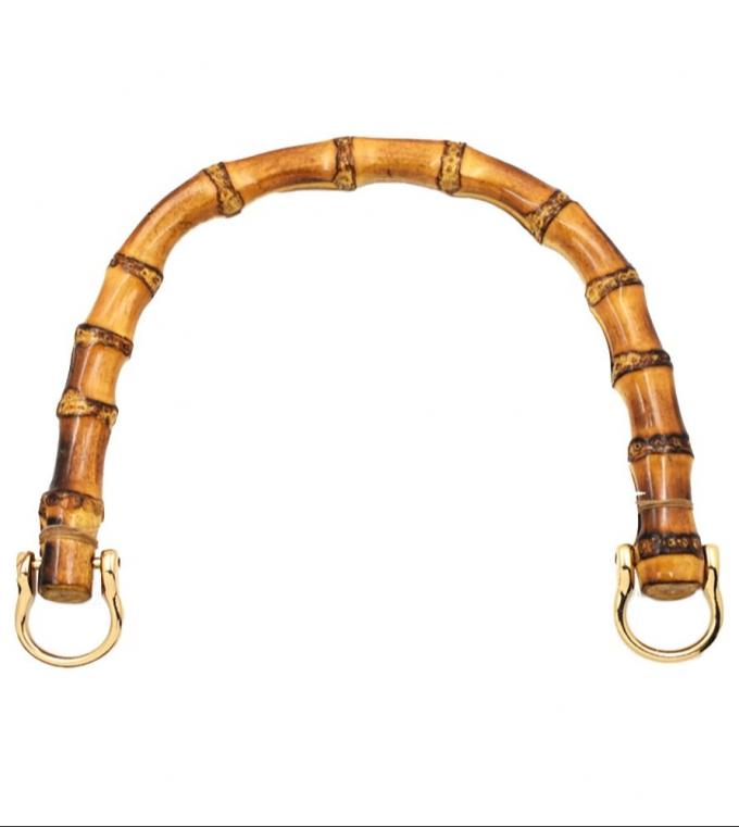 دستگیره ی بامبو گرد و نیم گرد با ریشه ی بامبو برای کیف دست خانم ها 3