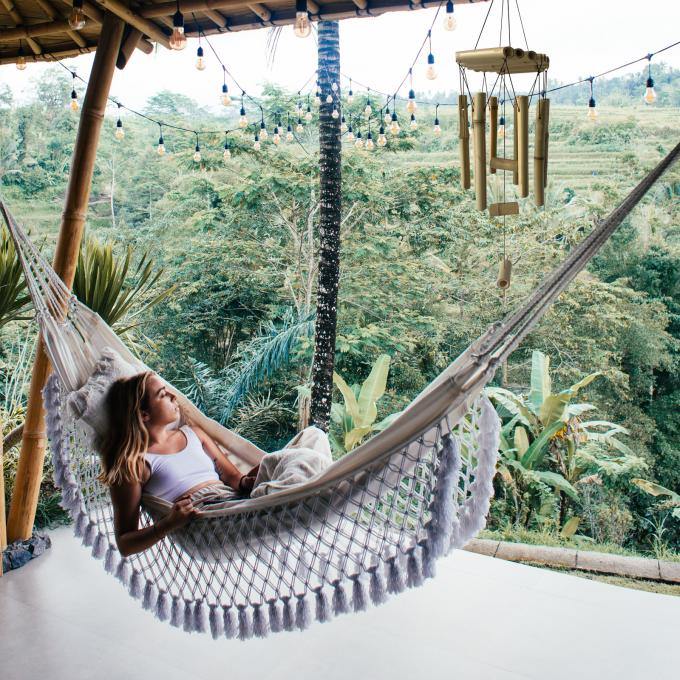 زنگ های باد بامبو با صدای عمیق شگفت انگیز برای دکوراسیون در حیاط باغ 2