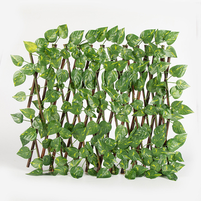 حصار حصیر حصیری گیاه سبز پلاستیکی تزئینی حصار برگ مصنوعی برای فضای باز