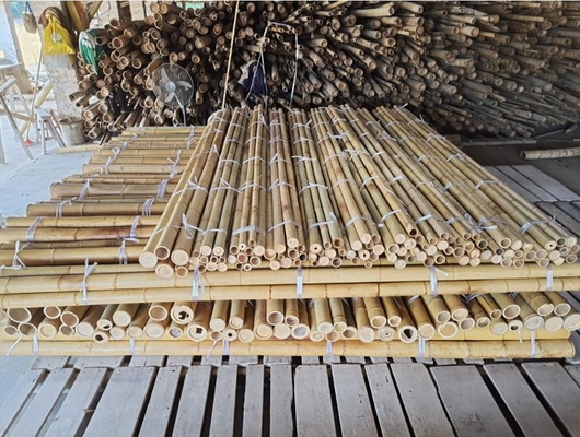 18mm تا 160mm قطر چوب بامبو Moso قطب بامبو ساخت و ساز کشاورزی