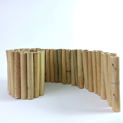 حصار حاشیه ای لبه دار بامبو عصایی 20x100 سانتی متر برای تزئین بالکن باغ کوچک