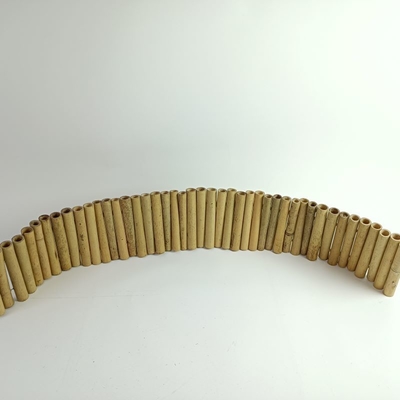 حصار حاشیه ای لبه دار بامبو عصایی 20x100 سانتی متر برای تزئین بالکن باغ کوچک
