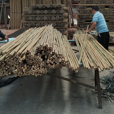 18mm تا 160mm قطر چوب بامبو Moso قطب بامبو ساخت و ساز کشاورزی