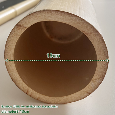 میله های بامبو موسو خام طبیعی 2cm 3cm 4cm 5cm 6cm 8cm 10cm قطر