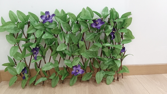 حصار حصیر حصیری گیاه سبز پلاستیکی تزئینی حصار برگ مصنوعی برای فضای باز