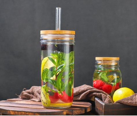 درب ظروف شیشه ای آشپزخانه درب شیشه درب چوبی با دایره سیلیکونی به خوبی مهر و موم شده