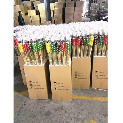 مشعل بامبو طبیعی برای کمپینگ در فضای باز، دکوراسیون مهمانی باغ، مشعل آتش سوزی دوستدار محیط زیست دست ساز، ضد آب