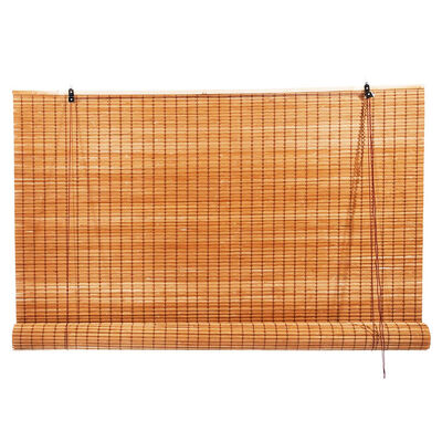 Natural Bamboo Roller Shades: Eco-Friendly Roman Style Window Treatments & Room Dividers