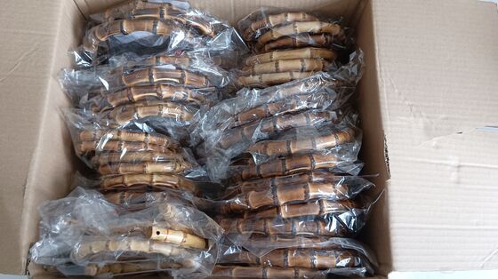 مواد خام صنایع دستی ریشه بامبو طبیعی دست ساز برای تزئینات باغ و خانه DIY